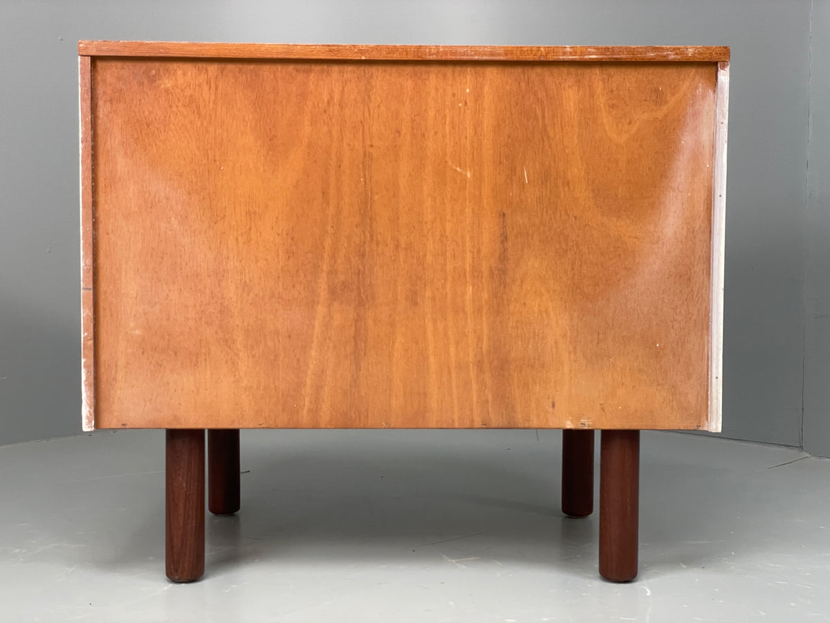 Vintage Chest Of Drawers By Uniflex Teak Retro 1960s Mid Century White EB12962
