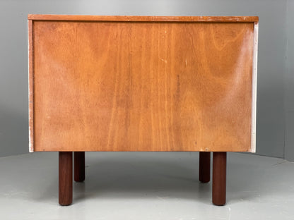 Vintage Chest Of Drawers By Uniflex Teak Retro 1960s Mid Century White EB12962