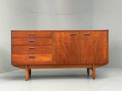 Vintage Sideboard Teak 1960s By Validity Furniture Mid Century Shelving EB12613
