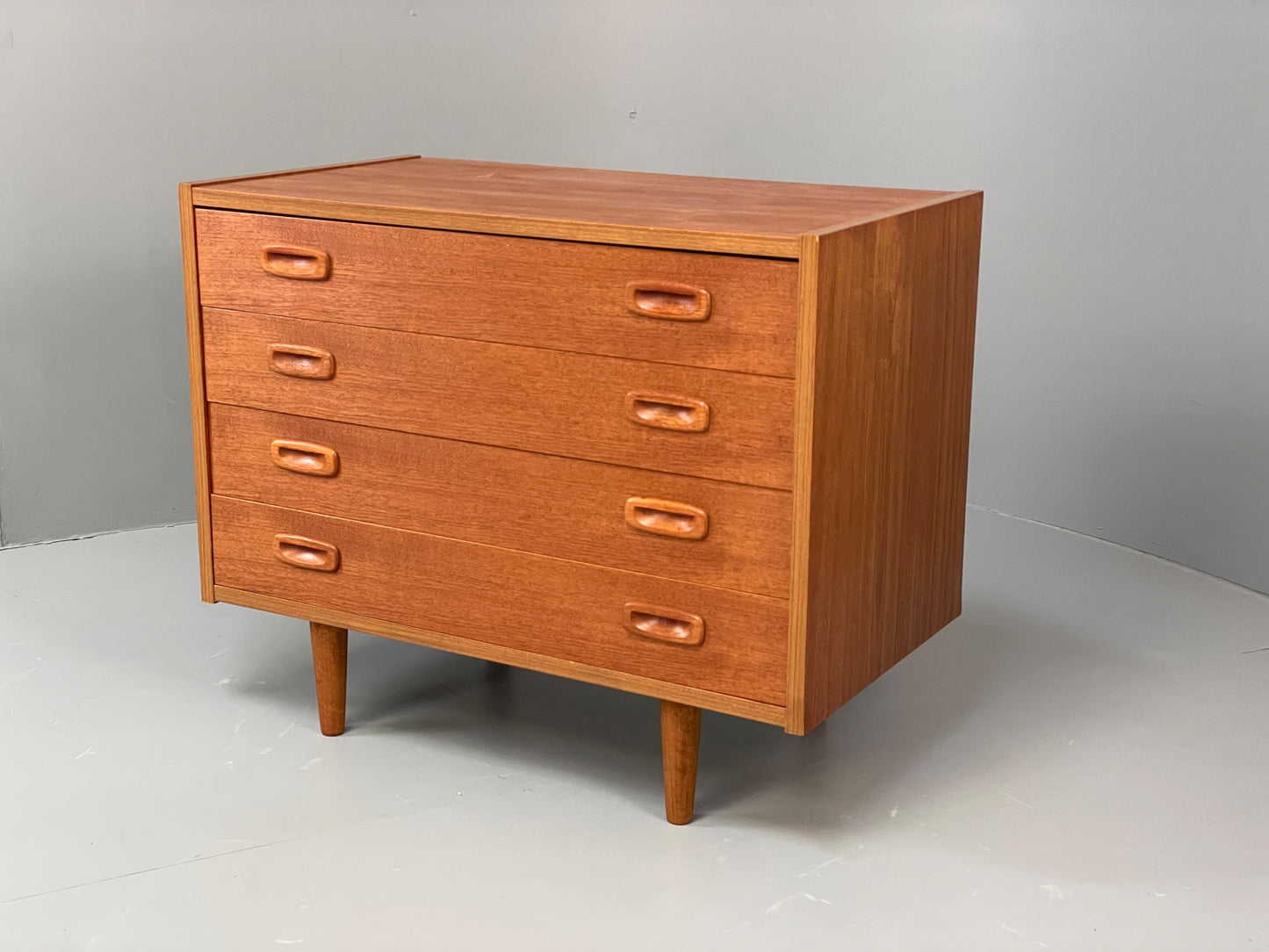 Vintage Teak Chest of Drawers Danish 1970s Retro Mid Century PS System EB12880