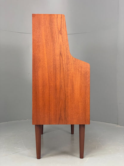 Vintage Teak Bureau Desk By Reoval 1960s Danish Mid Century Drawers EB12367