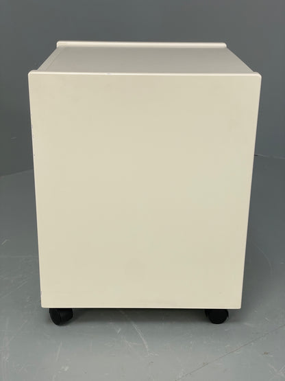 Vintage Hülsta Bedside Cabinet Chest of Drawers White 1990s EB12283