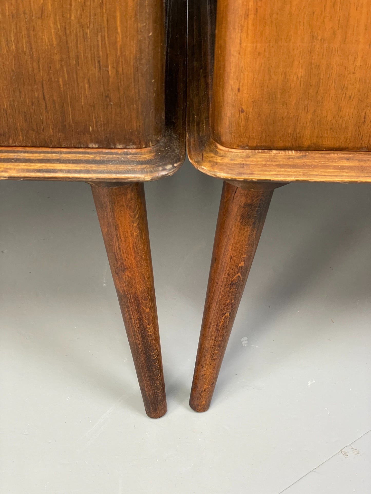 Vintage Bedside Cabinets Pair By Remploy 1950s Mid Century Retro EB12618