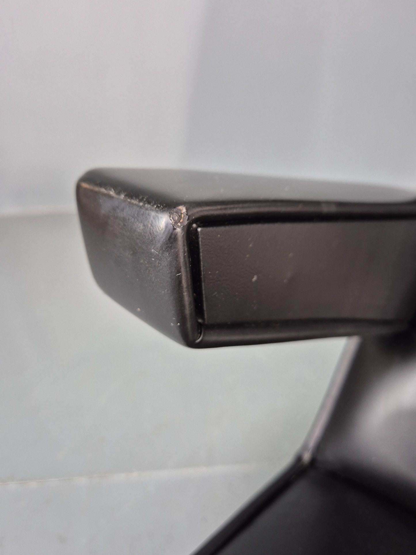 Vintage Black vinyl swivel Chair after the Press Room Chair Rietveld MCM EB06200
