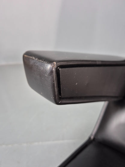 Vintage Black vinyl swivel Chair after the Press Room Chair Rietveld MCM EB06200