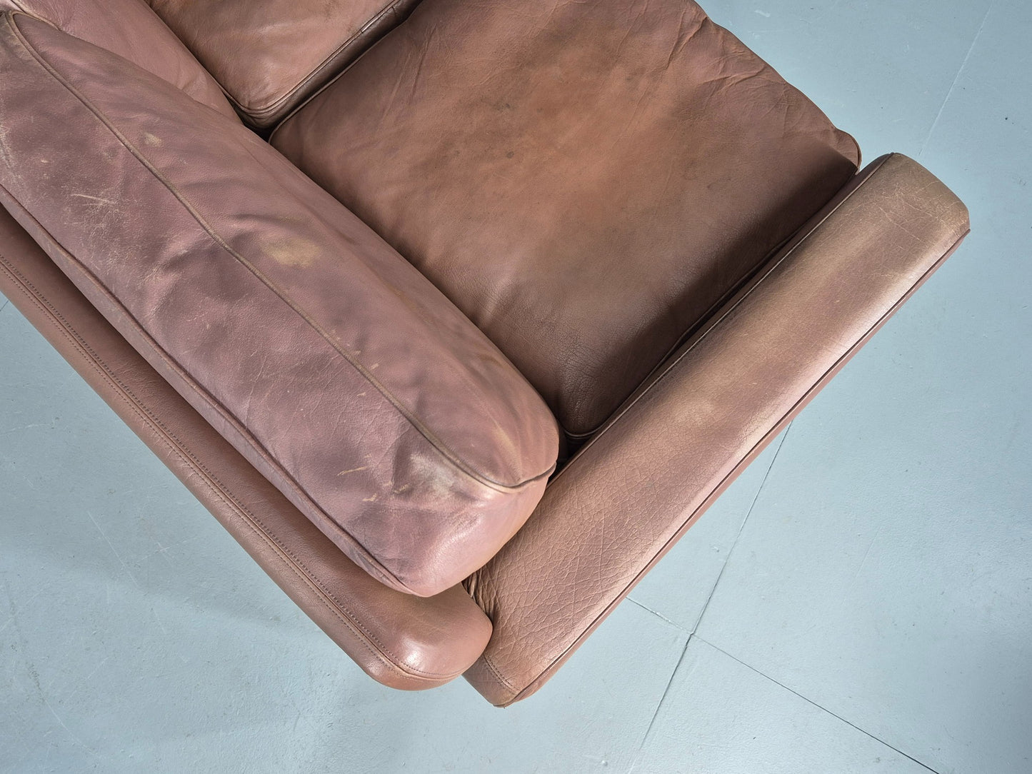 Vintage 3 Seater Sofa 1970s Thams Danish Retro MCM Quality EB12438
