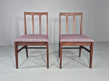 2 Vintage Teak Dining Chairs A Younger J Herbert Design 1970s New Seats EB11768