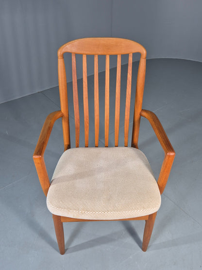 Vintage Benny Linden Carver Chair Teak Frame 1970s Retro MCM Original EB13060