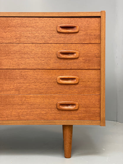 Vintage Teak Chest of Drawers Danish 1970s Retro Mid Century PS System EB12880