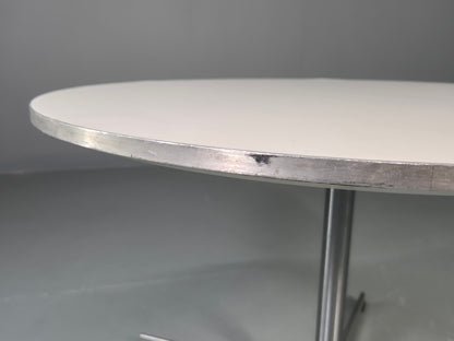 Vintage Fritz Hansen Circular Occasional Table Arne Jacobsen Design EB13003