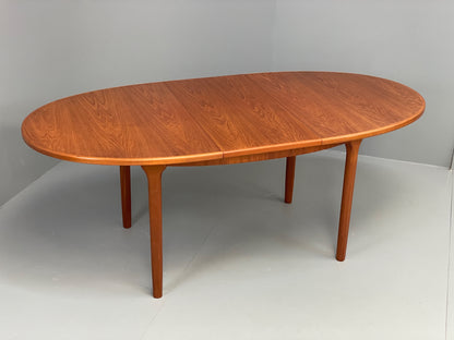 Vintage McIntosh Dining Table Oval Teak Extending Mid Century 1970s Retro EB12928