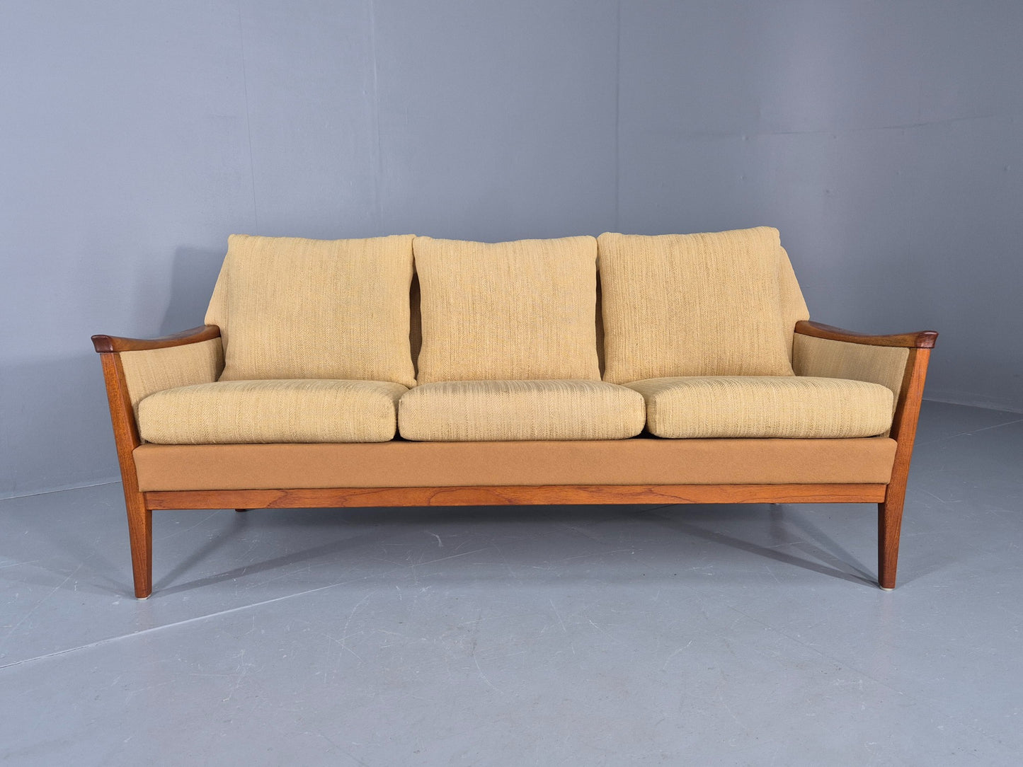 Vintage 3 Seater Sofa Sweden Mid Century Brdr Andersen 1960s Teak Retro EB11119