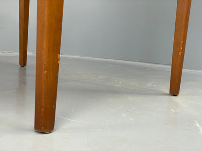 Vintage 1960s Teak Table Drop Leaf Kitchen Circular Retro Mid Century EB12496