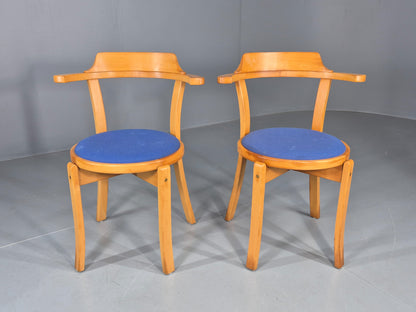 Vintage Mid Century Style Desk Chairs Swedish Kinnarps Retro  EB12140