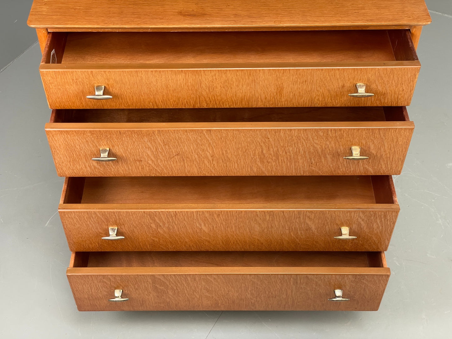 Vintage Chest Of Drawers 1960s By Lebus Oak Mid Century Retro EB12079