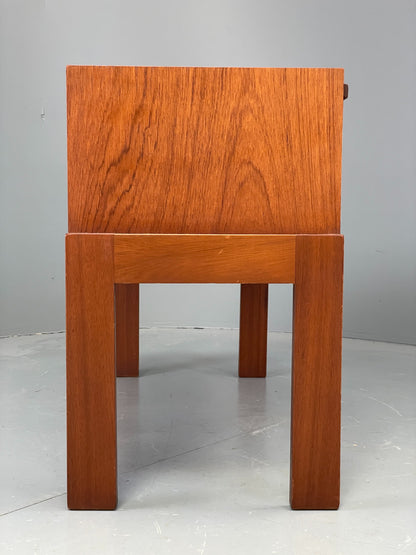 Vintage Teak Telephone Table By Chippy Heath 1960s Mid Century Drawers EB12495
