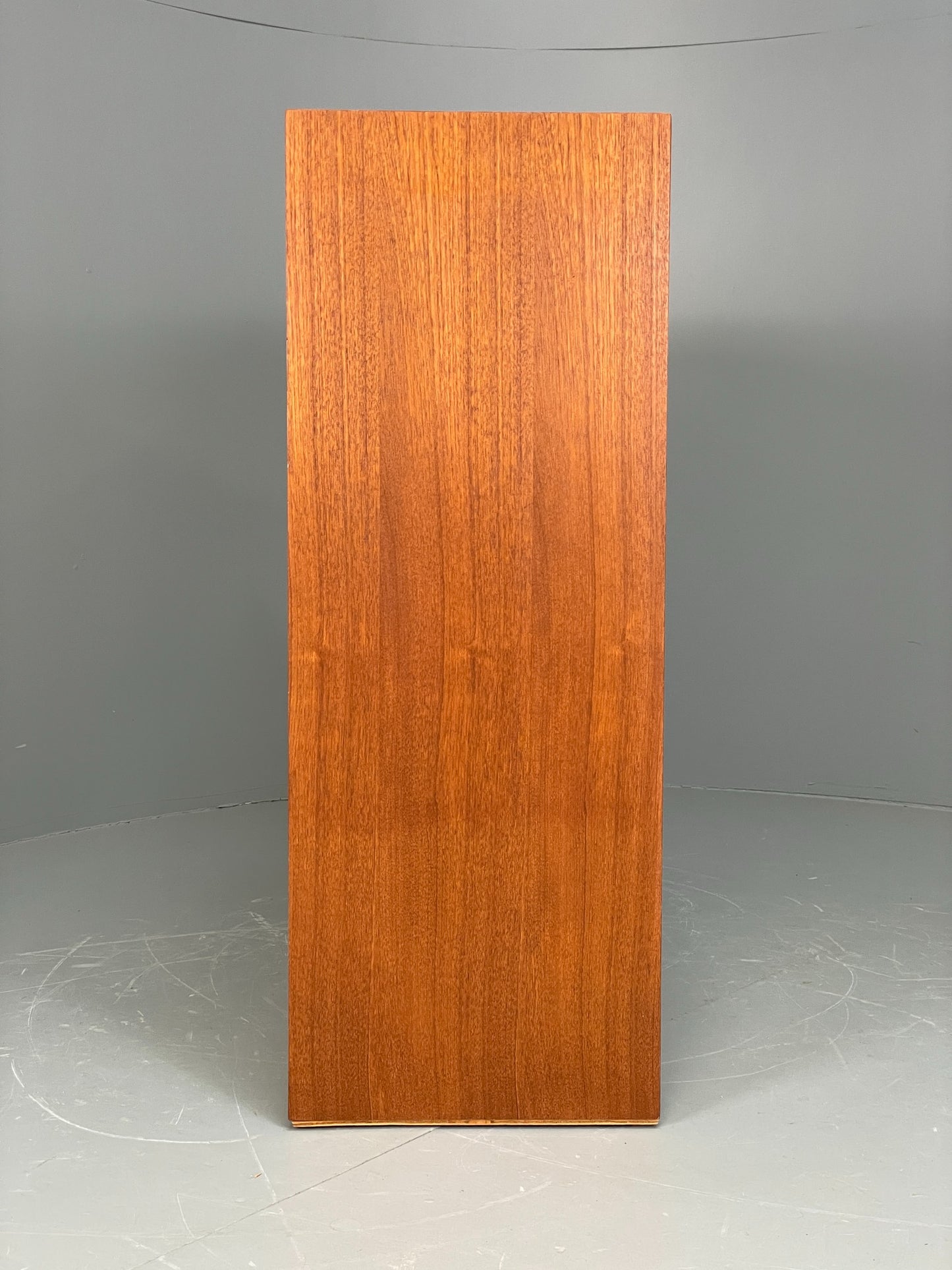 Vintage 1960s Glazed Bookcase Teak Mid Century Modern Shelving Cabinet EB12214