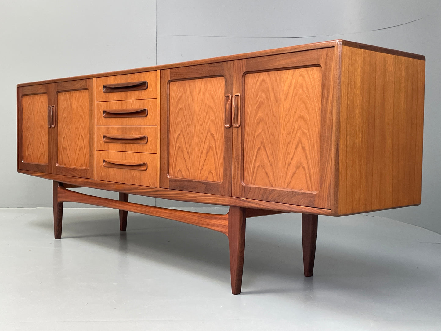 Vintage G Plan Sideboard Teak Fresco Mid Century Retro 1960s Shelving EB12882