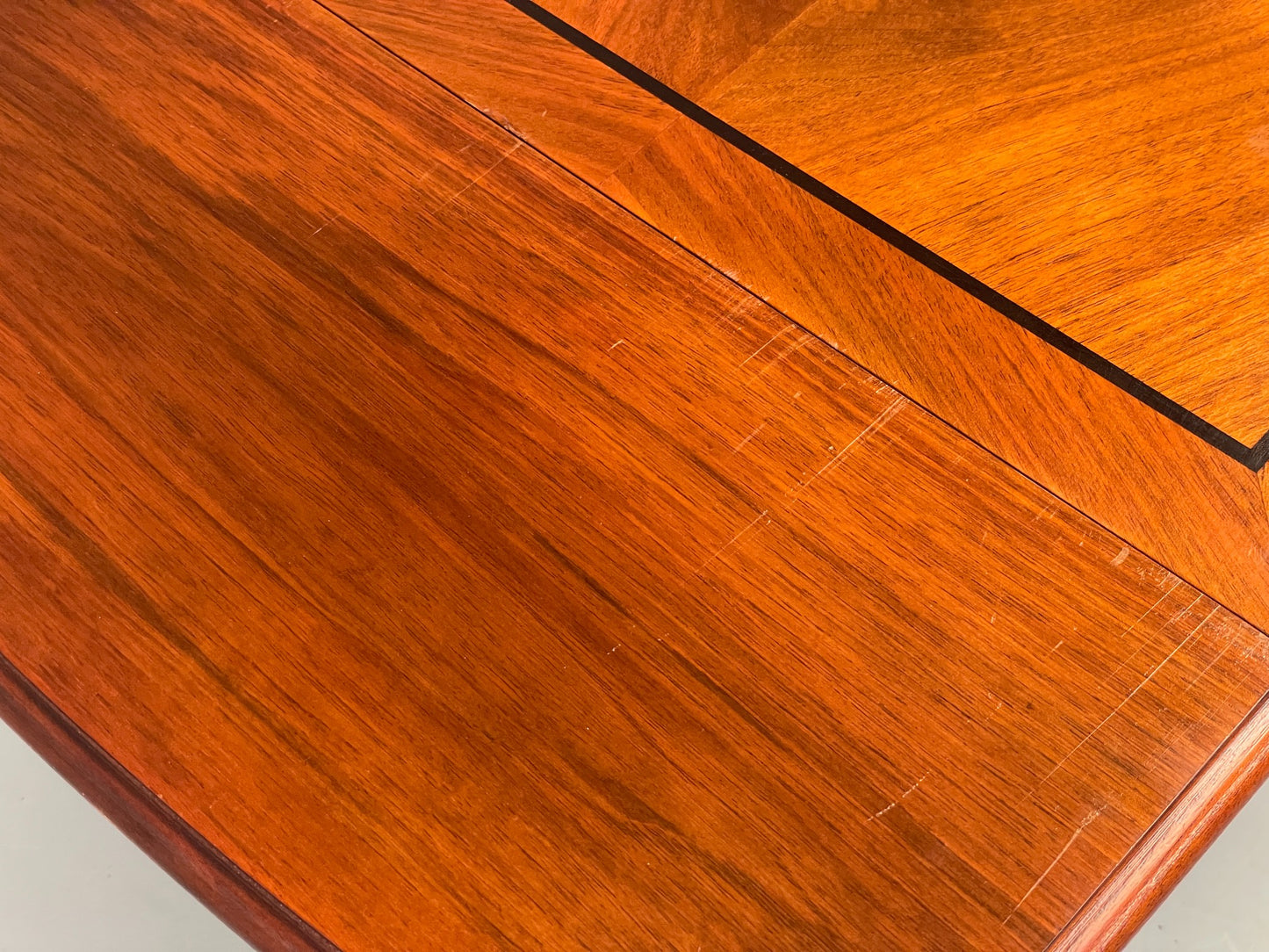 Vintage Walnut Coffee Table Danish 1960s Drop Leaf Retro EB12329