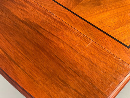 Vintage Walnut Coffee Table Danish 1960s Drop Leaf Retro EB12329