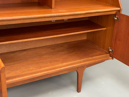 Vintage McIntosh Teak Highboard Wall Unit Shelving 1970s Retro Drawers EB12290