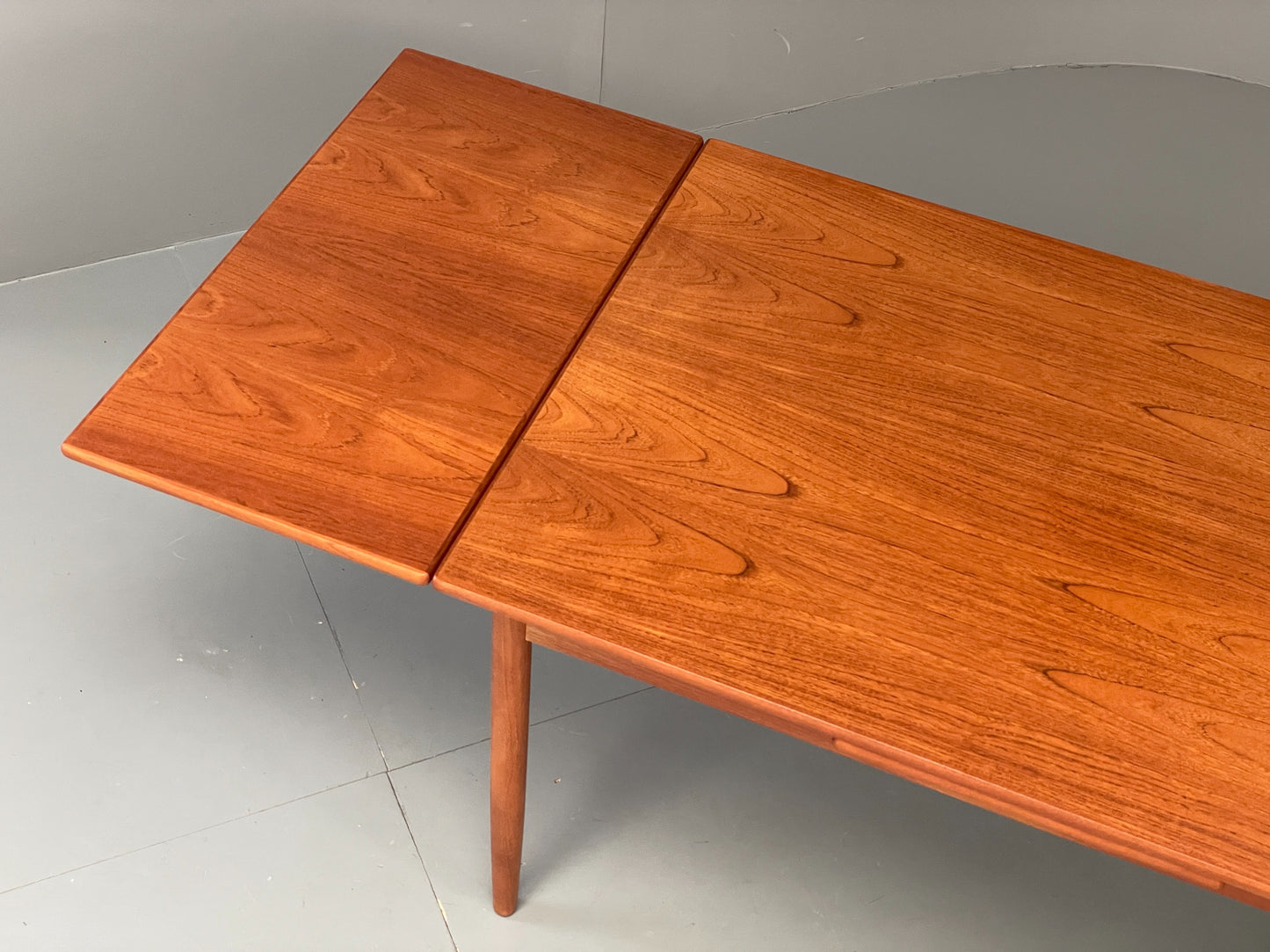 Vintage Extending Dining Table Rectangular Teak Danish 1960s Retro EB12202