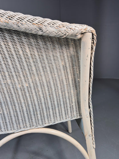 Vintage Lloyd Loom Tub Chair 1960s Original Quality Chair Retro  EB12162