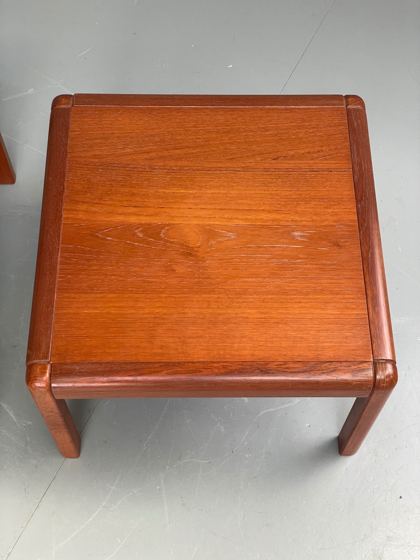 Vintage Teak Nesting Tables Retro 1970s Danish Design Side Table EB12217