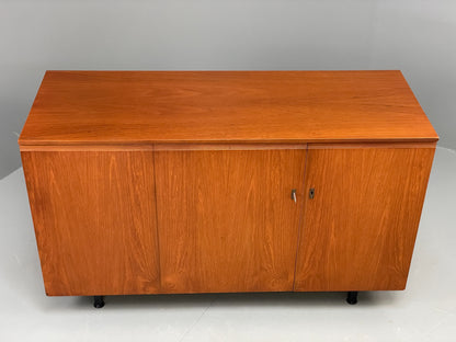 Vintage Teak Foldaway Desk Adjustable 1960s Retro Midcentury Shelving EB12082