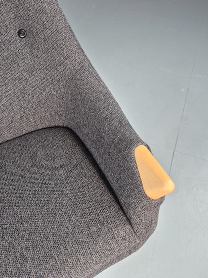 Vintage Mama Bear Matzform Lounge Chair Grey Beech Danish Modern Design EB12316