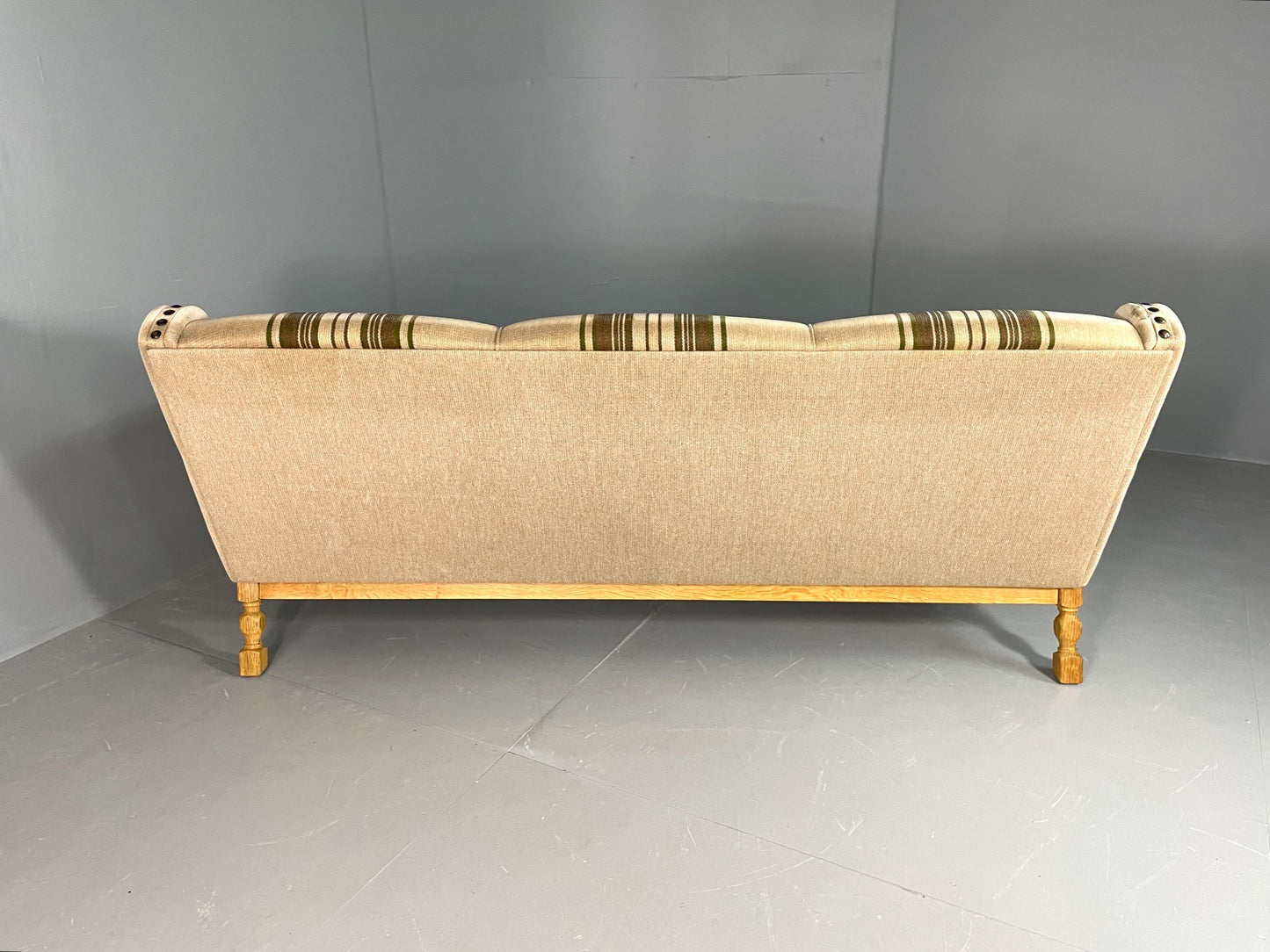 Vintage 3 seater Mid Century Sofa Danish 1970s Kjaernaulf Style Retro EB06713