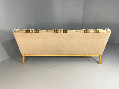 Vintage 3 seater Mid Century Sofa Danish 1970s Kjaernaulf Style Retro EB06713