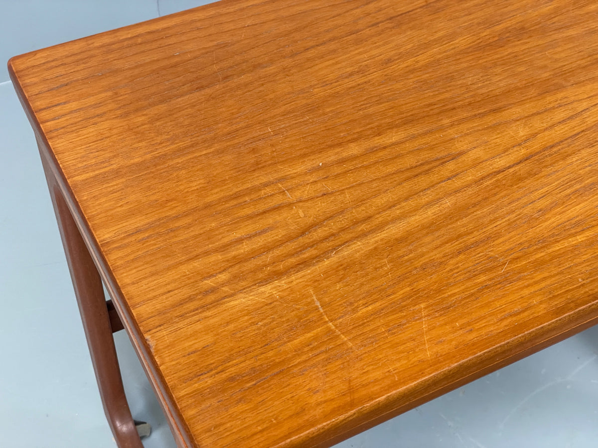 Vintage Teak Flip Table McIntosh Nesting Tables Mid Century 1960s EB12948