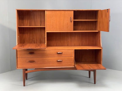 G Plan Teak Highboard Vintage 1960s Brasilia Range Shelving Storage EB12933