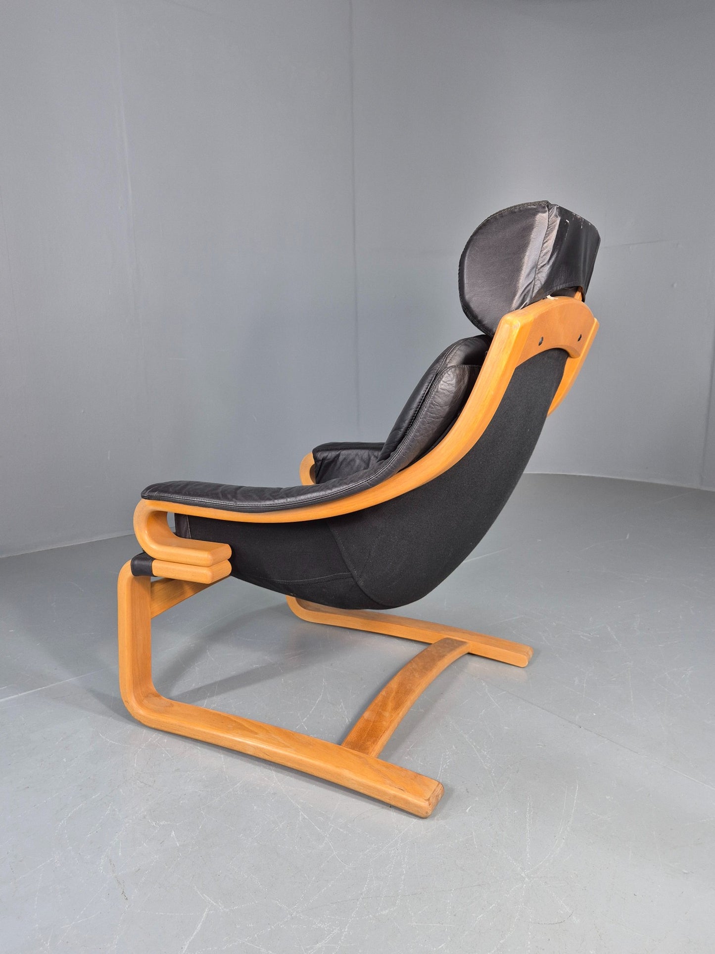 Vintage Danish Lounge Chair Skippers Apollo Mid Century 1970s Retro EB12124