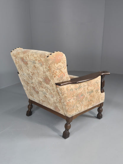 Vintage Danish Lounge Chair 1970s Kjaernaulf Style Retro EB11957