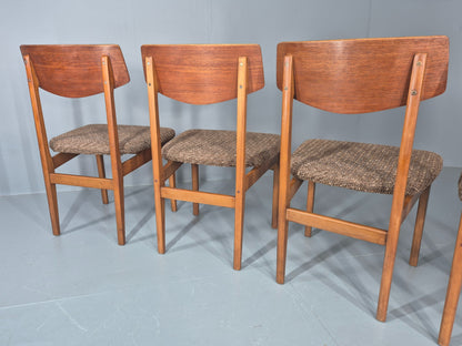 Vintage Dining Chairs Mid Century Teak and Beech 1960s Retro EB11955