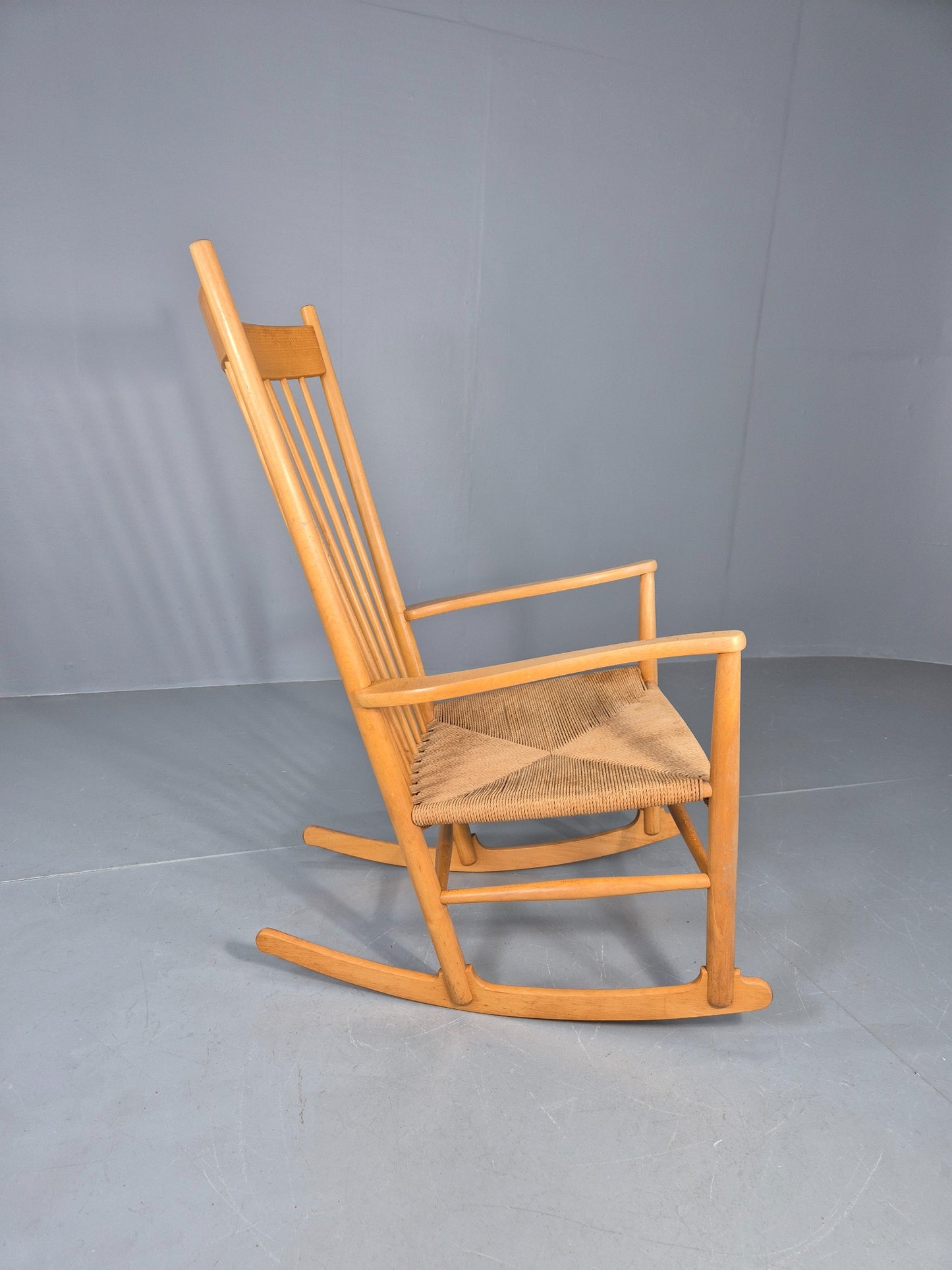 Vintage Wegner Rocking Chair J16 Model for Fredericia c1944 MCM Retro EB12231