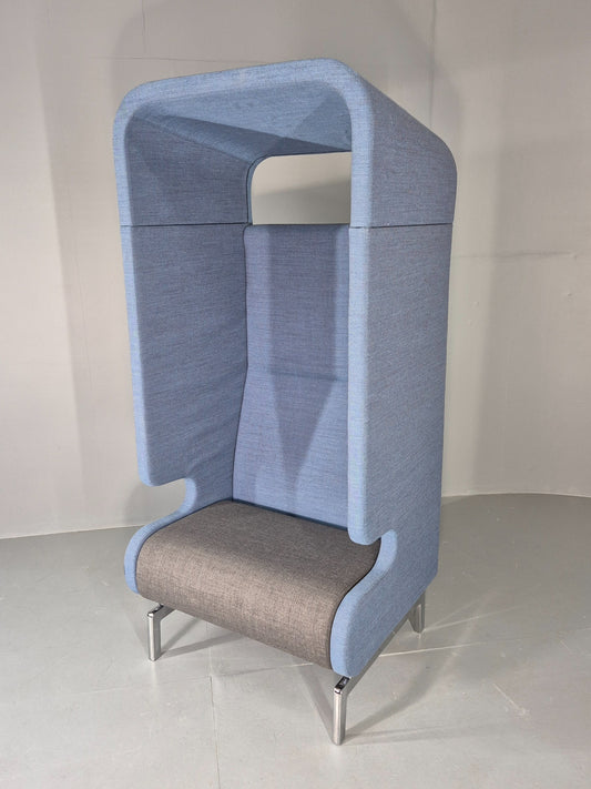 Vintage Materia Point Pod Sofa Swedish Blue and Grey Modern Design EB12869