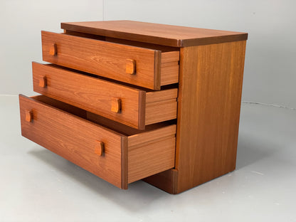 Vintage Teak Chest of Drawers By Stag 1970s Retro Midcentury Bedside EB12924