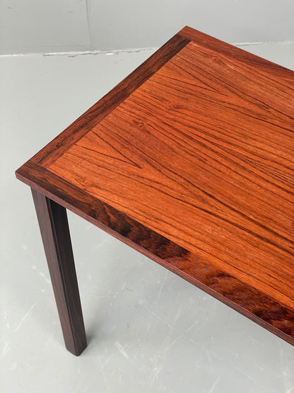 Vintage Danish Coffee Table 1960s Darkwood Mid Century Modern EB12280