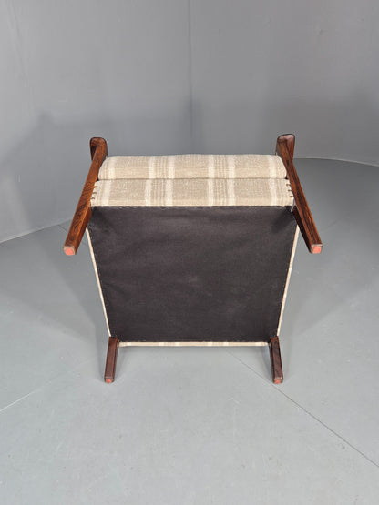 Vintage Mid Century Lounge Chair New Upholstery Swedish 1960s Design EB11137
