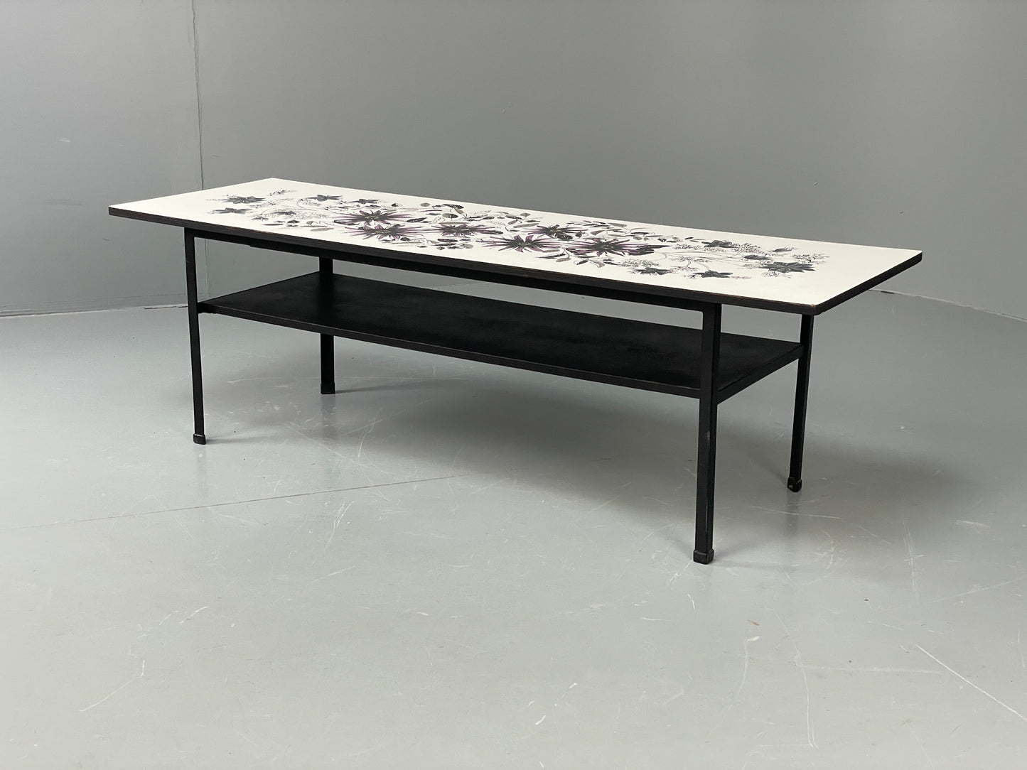 Vintage Habitat Coffee Table 1960s John Piper Design Floral Retro EB12083