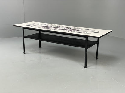 Vintage Habitat Coffee Table 1960s John Piper Design Floral Retro EB12083