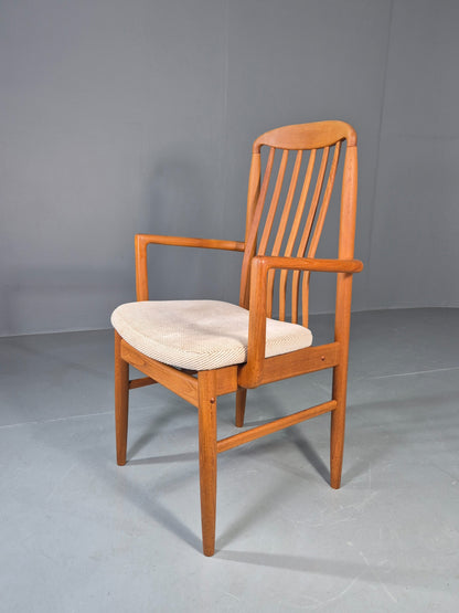 Vintage Benny Linden Carver Chair Teak Frame 1970s Retro MCM Original EB13060