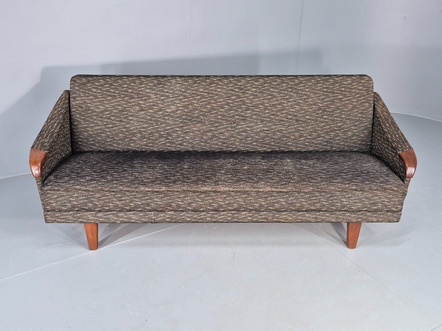 Vintage Danish Mid Century Sofabed, 1960s Design Double Bed Retro EB12395