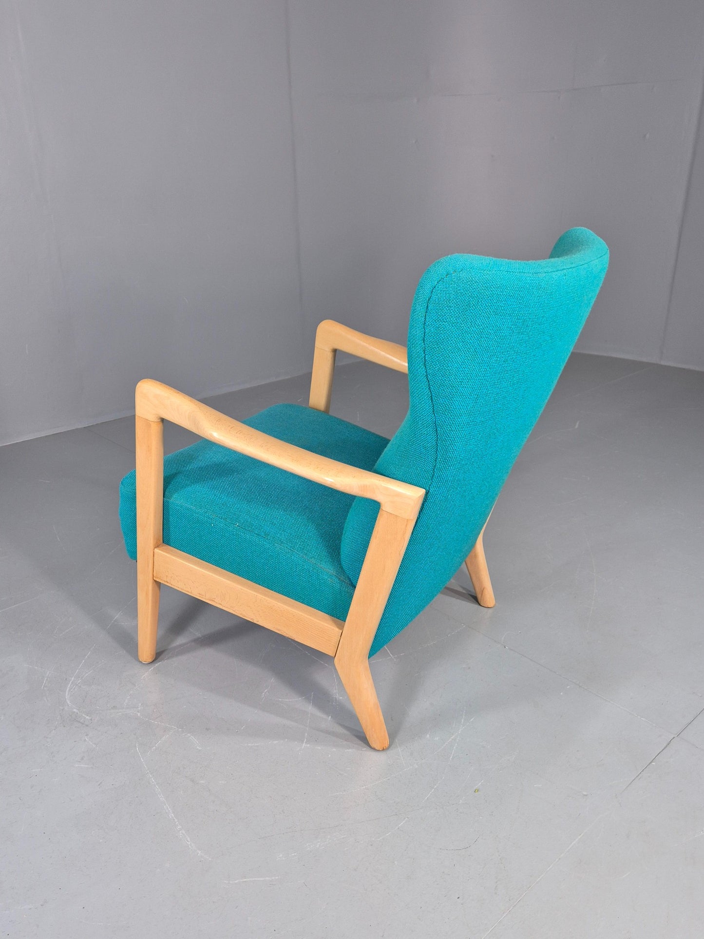 Vintage Mid Century Fritz Hansen Lounge Chair Soren Hansen Design 1940s  EB12108