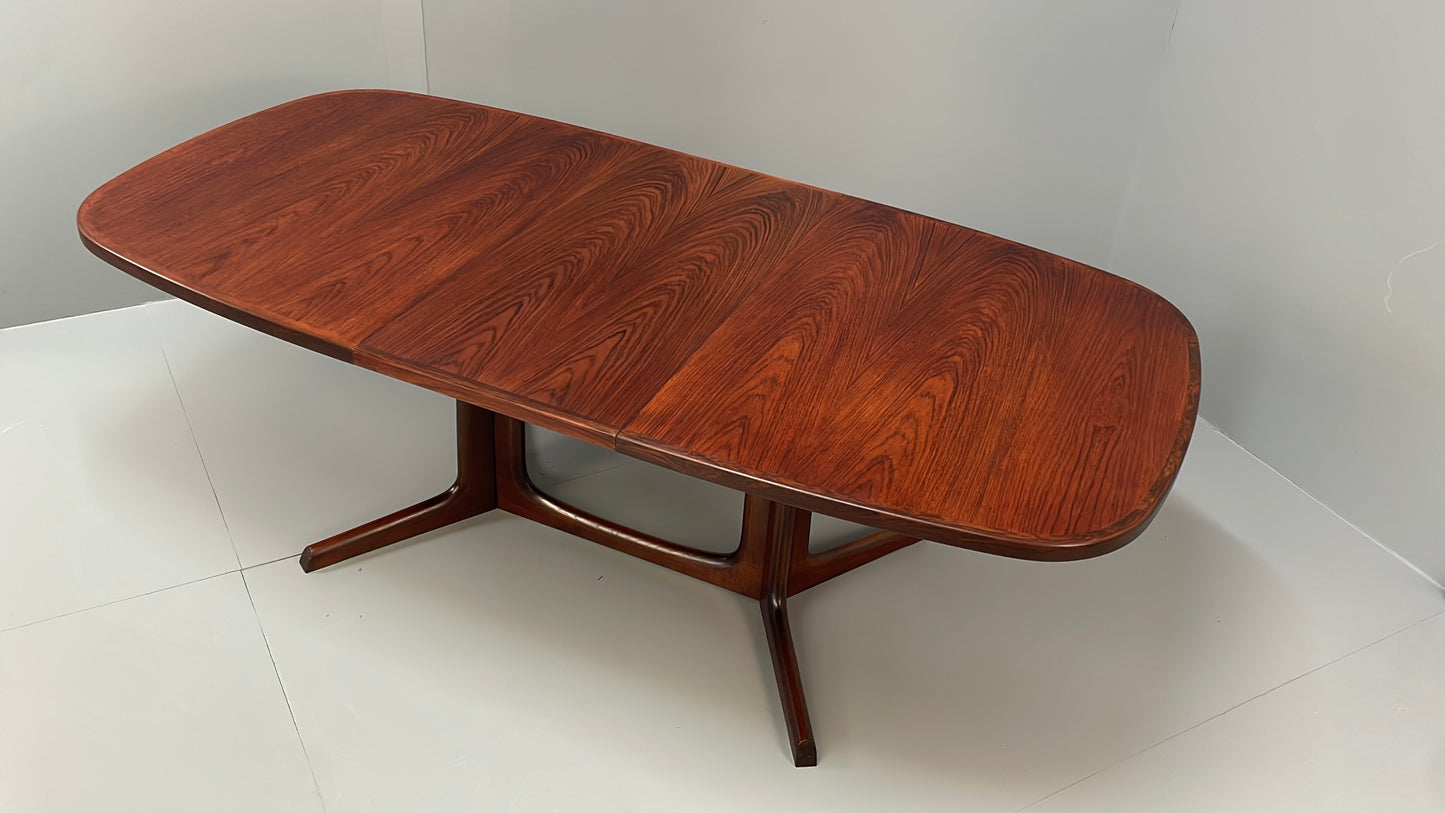 Vintage Dining Table Extending By Gudme Møbelfabrik Danish Mid Century EB12616