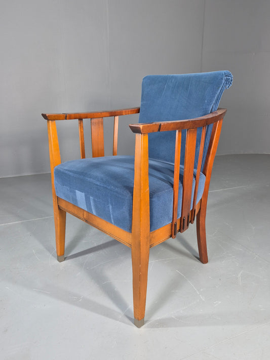 Vintage Jugendstil Styled Armchair Dutch Design Modern Build 1980s Retro EB13022