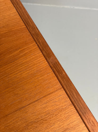 Vintage Teak Sideboard Domino Møbler Danish 1970s Retro Shelving EB12086